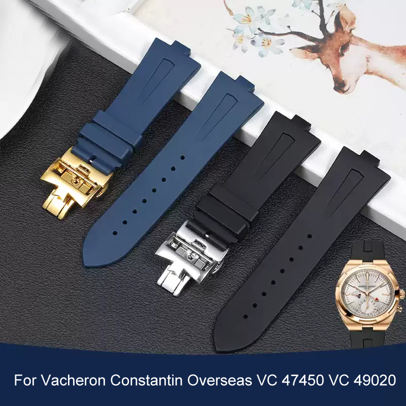 Luxury Watch Vacheron Constantin - 25MM-8MM Silicone Rubber Watch Band For