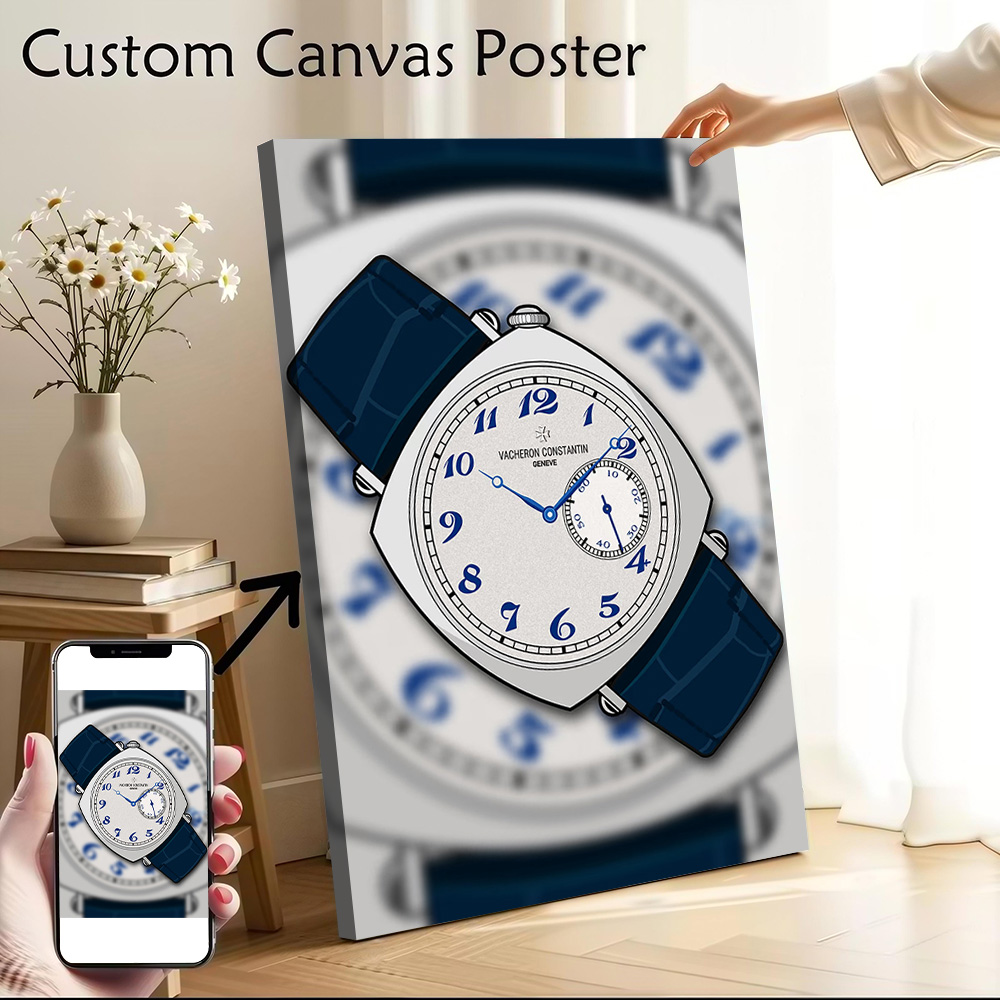 Luxury Watch Vacheron Constantin - Vacheron Constantin Watch Printed Canvas Poster