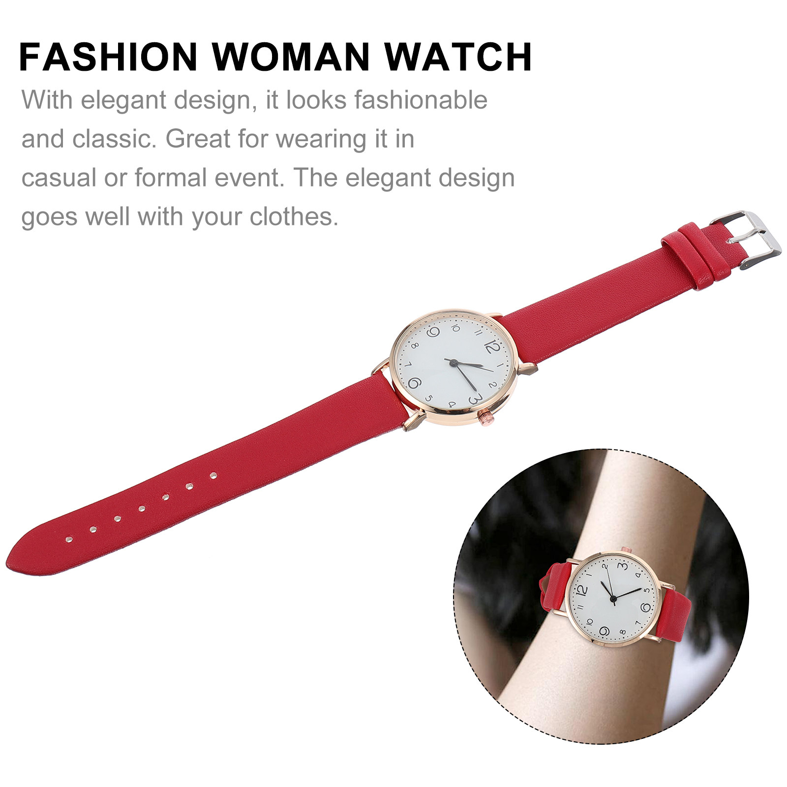 Luxury Watch Events - Premium Strap Women Watch Concise Fashion