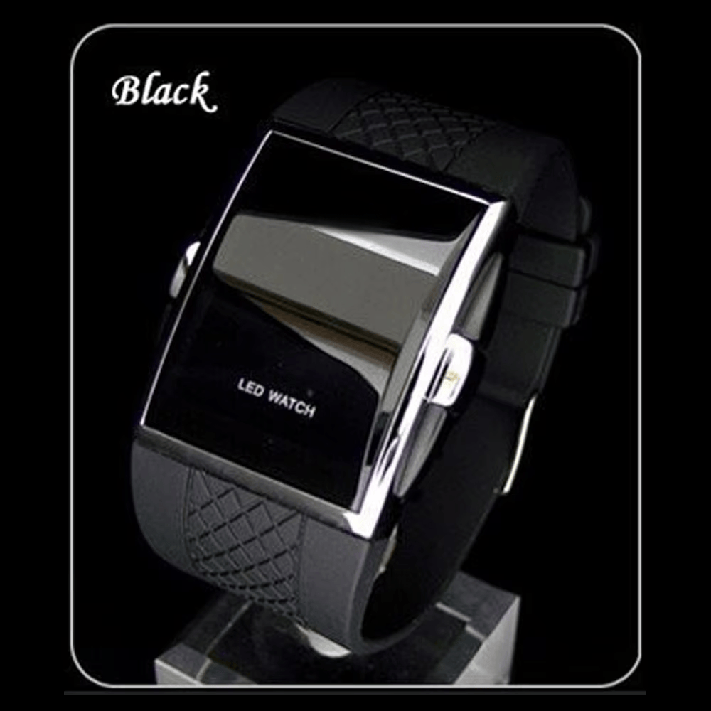 Luxury Watch White - Men Sport Digital Watches Black White