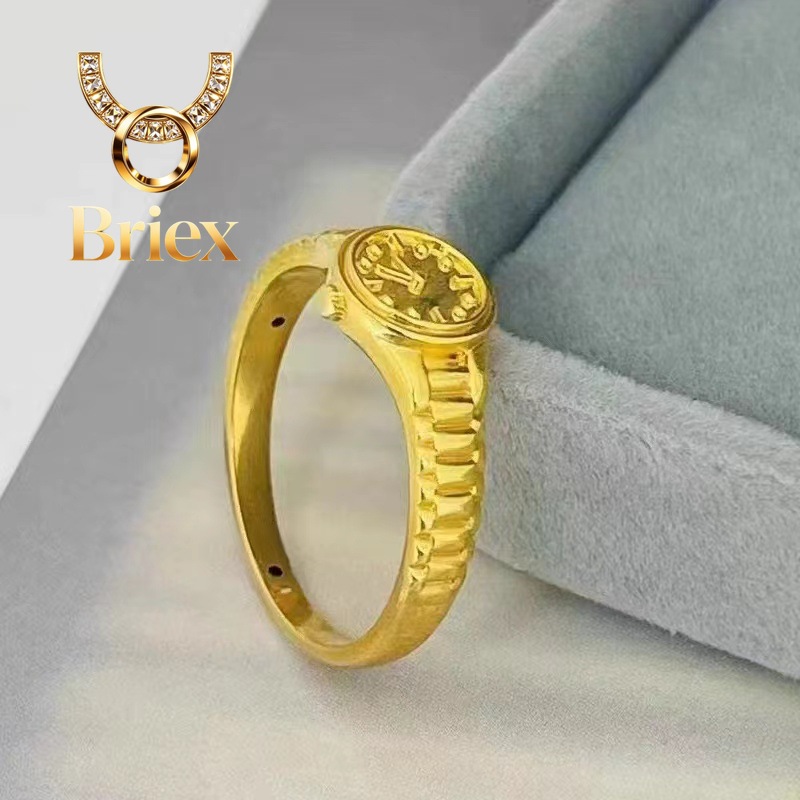 Luxury Watch Service - Briex Jewelry Real 18K Gold Ring