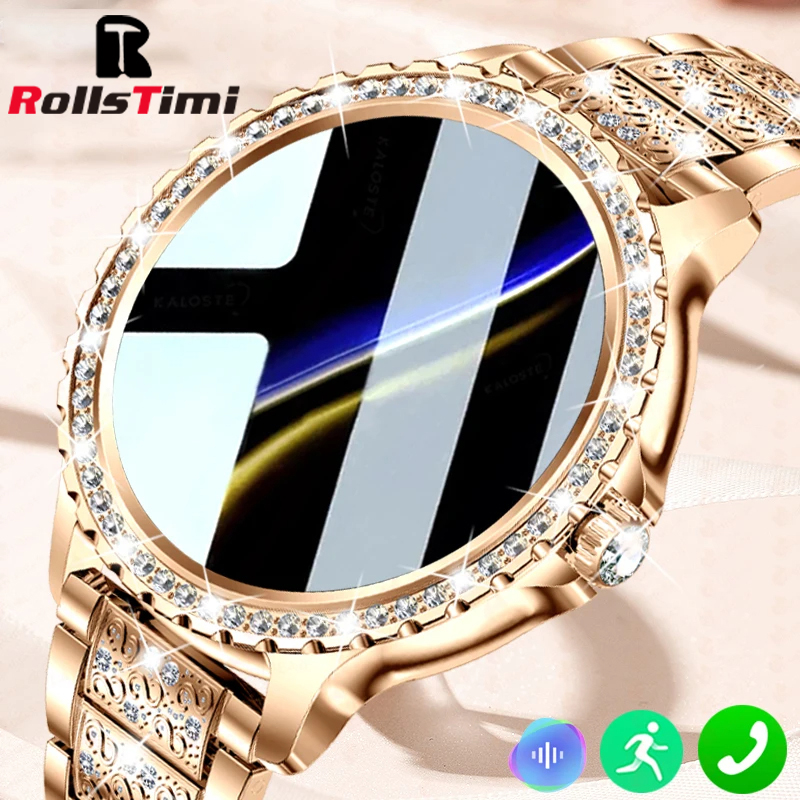Luxury Watch In The World - Fashion Luxury Gold Women Smart Watch