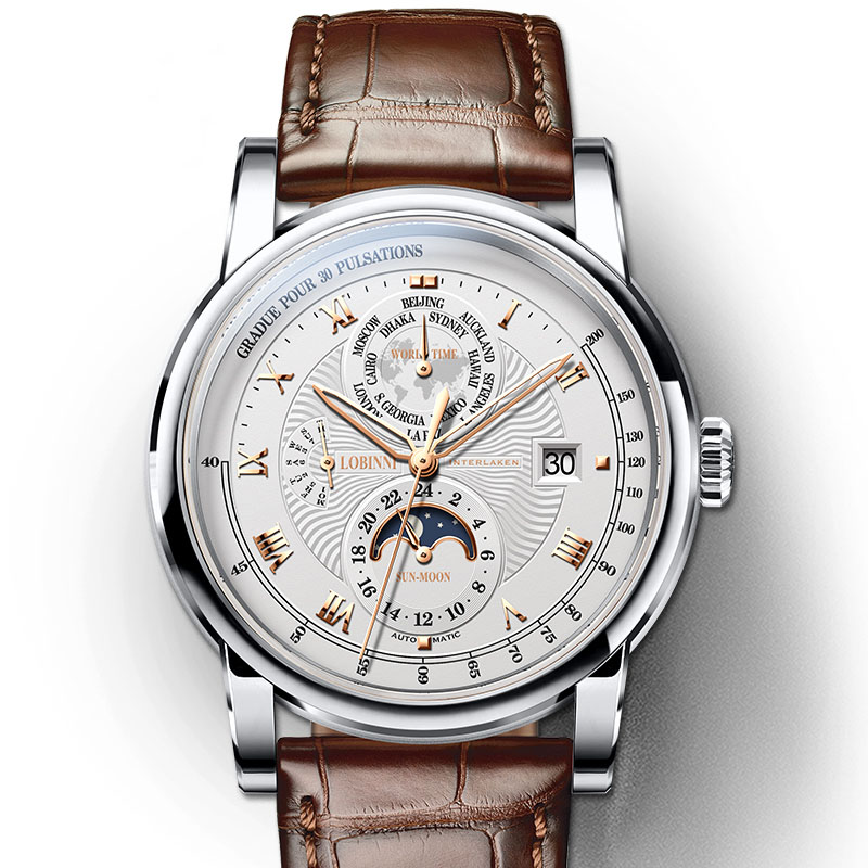 LOBINNI Men Automatic Watch 42 - огляд і ціна Luxury Watch In The World