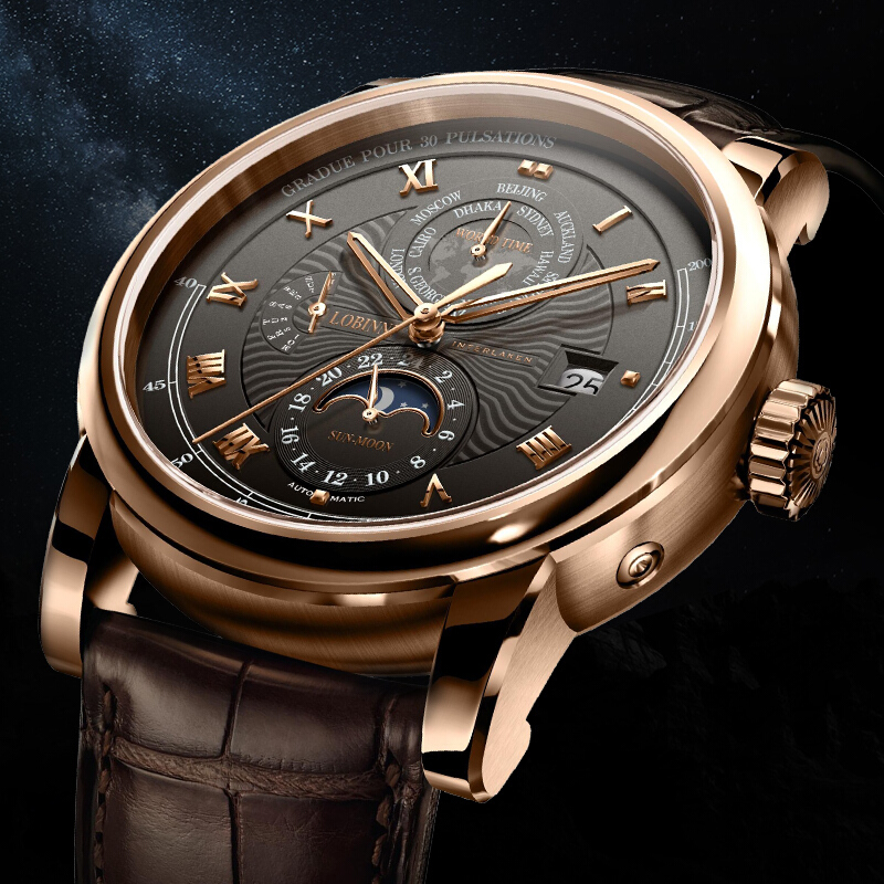 LOBINNI Men Automatic Watch 42 - огляд і ціна Luxury Watch In The World