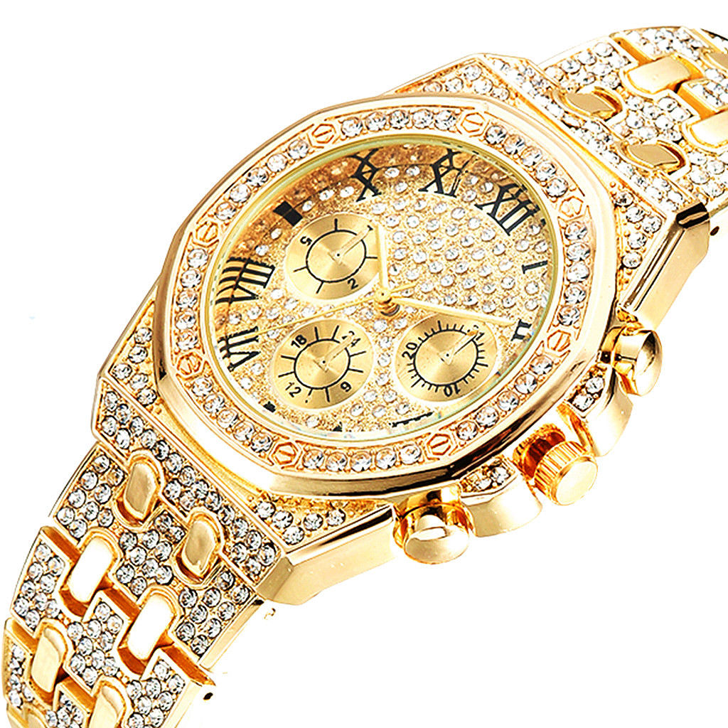 Men Watch Set Necklace+Watch+B - огляд і ціна Luxury Watch Miami