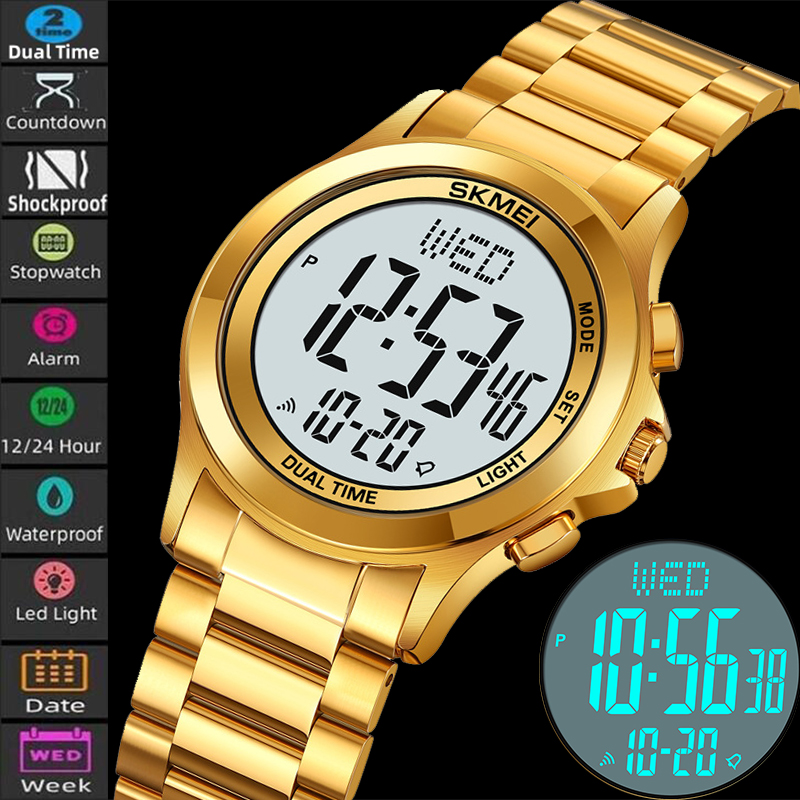 Skmei Mens Led Chronograph Bra - огляд і ціна Minute Repeater Watch