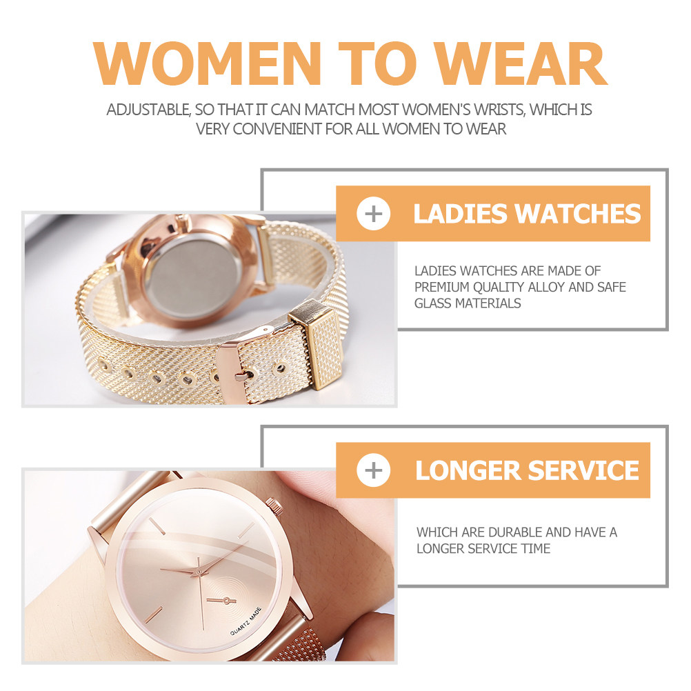 Elegant Alloy Ladies Quartz Wa - огляд і ціна Luxury Watch White