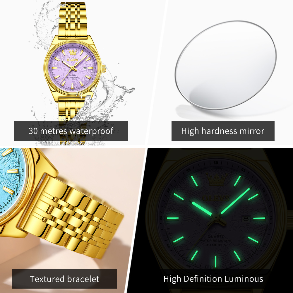 OLEVS Brand Luxury Gold Watch  - огляд і ціна Luxury Watch Index