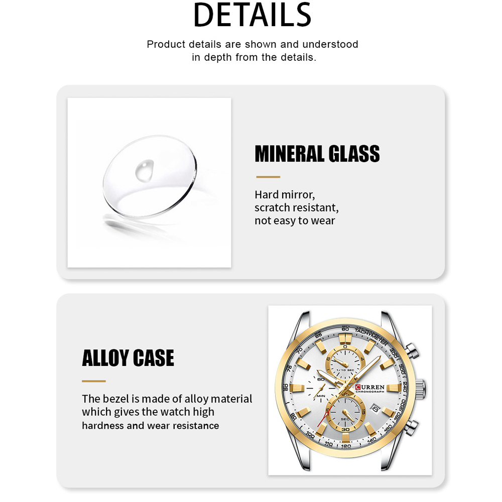 CURREN Luxury Fashion Chronogr - огляд і ціна Luxury Watch Audemars Piguet