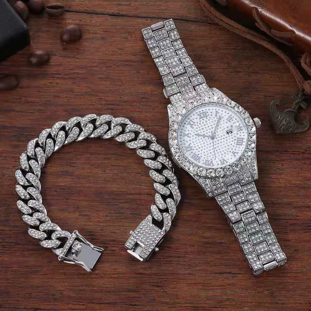 New Gold Color Watch &  Bracel - огляд і ціна Luxury Watch Miami