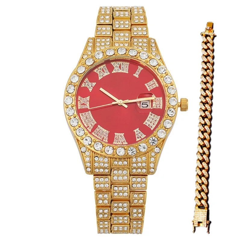 New Gold Color Watch &  Bracel - огляд і ціна Luxury Watch Miami