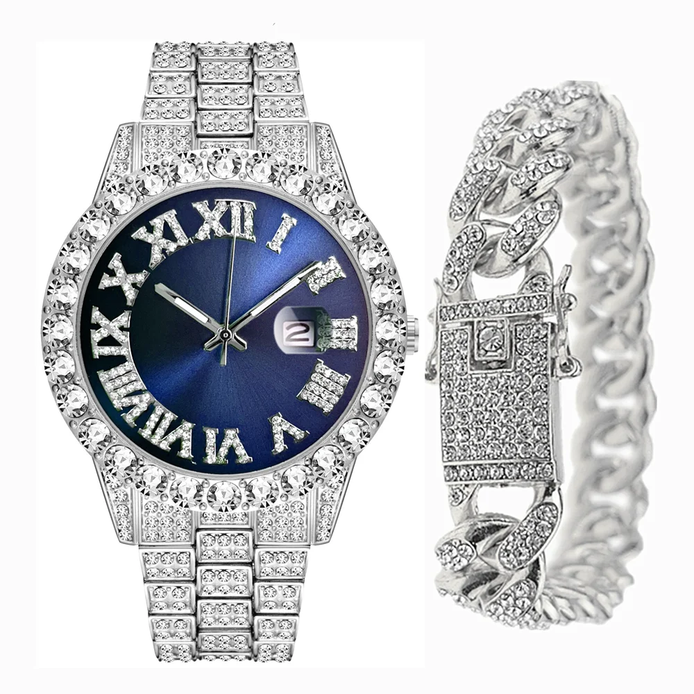 Full Iced Out Bracelet Men Bli - огляд і ціна Luxury Watch Miami