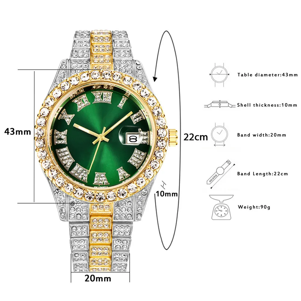 Full Iced Out Bracelet Men Bli - огляд і ціна Luxury Watch Miami