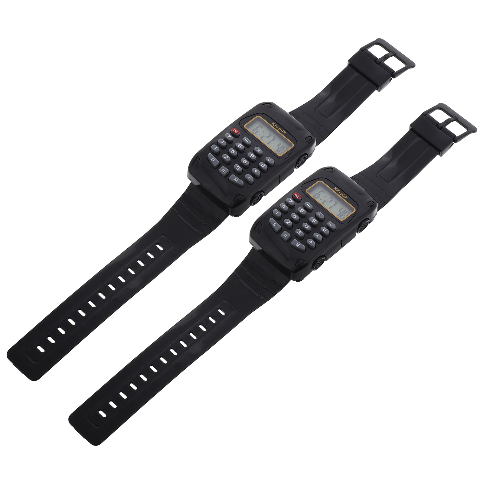 2Pcs Educational Calculator Wa - огляд і ціна Luxury Watch White