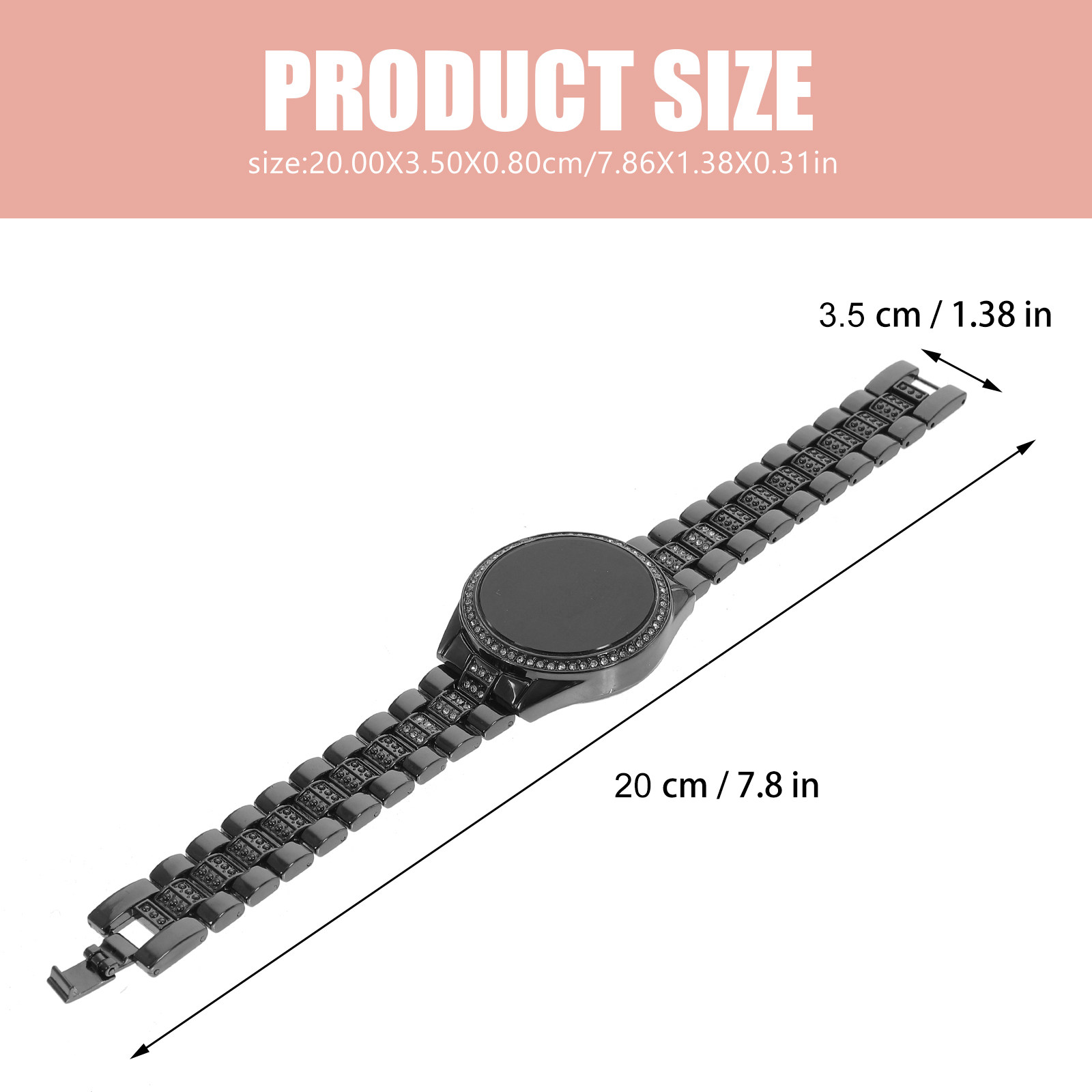 Exquisite Rhinestone Decorativ - огляд і ціна Luxury Watch White