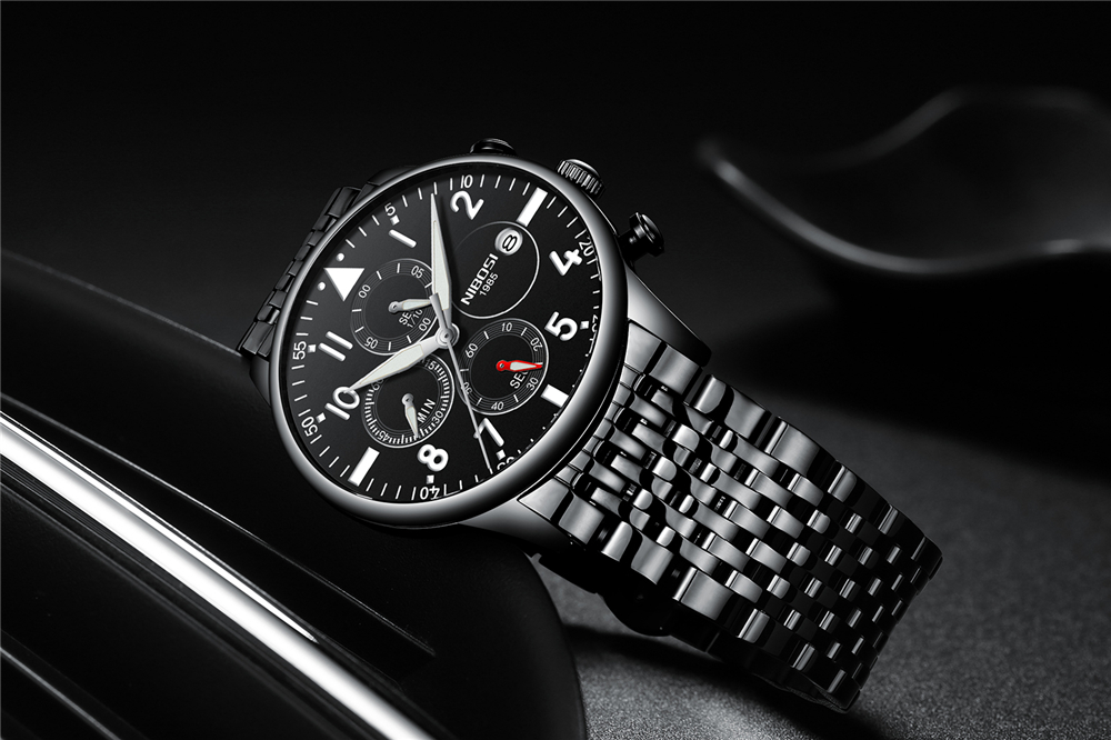 NIBOSI Fashion Mens Watches To - огляд і ціна Luxury Watch Life