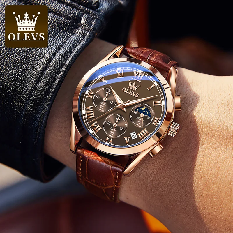 OLEVS 2871 Multifunctional Men - огляд і ціна Luxury Watch Audemars Piguet