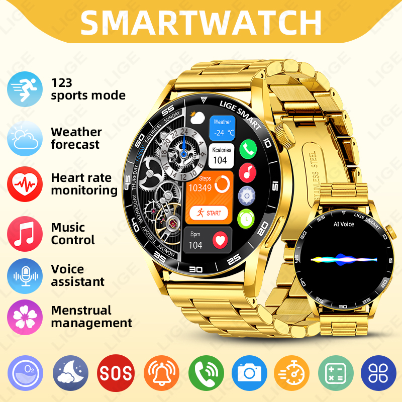LIGE Luxury Smart Watch For Ma - огляд і ціна Luxury Watch In The World