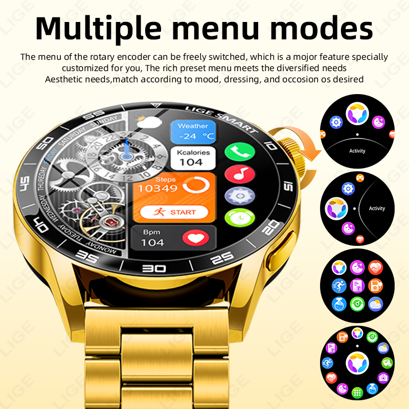 LIGE Luxury Smart Watch For Ma - огляд і ціна Luxury Watch In The World