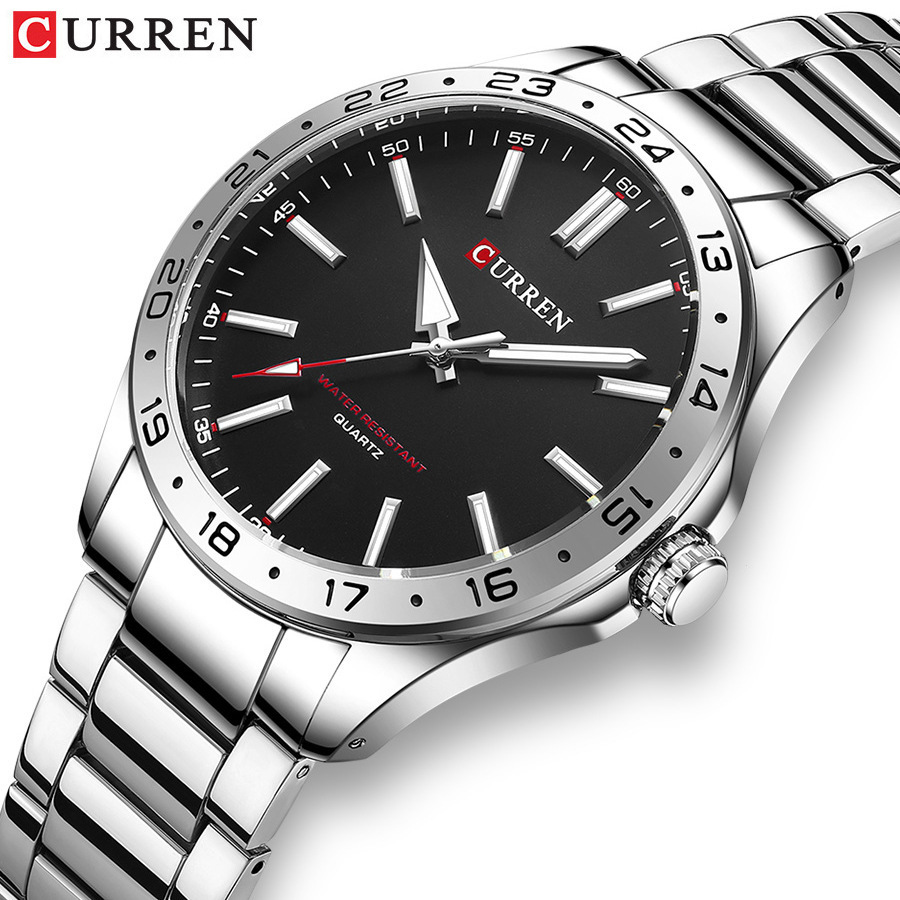 CURREN 8452 Silver White Gift  - огляд і ціна Luxury Watch White
