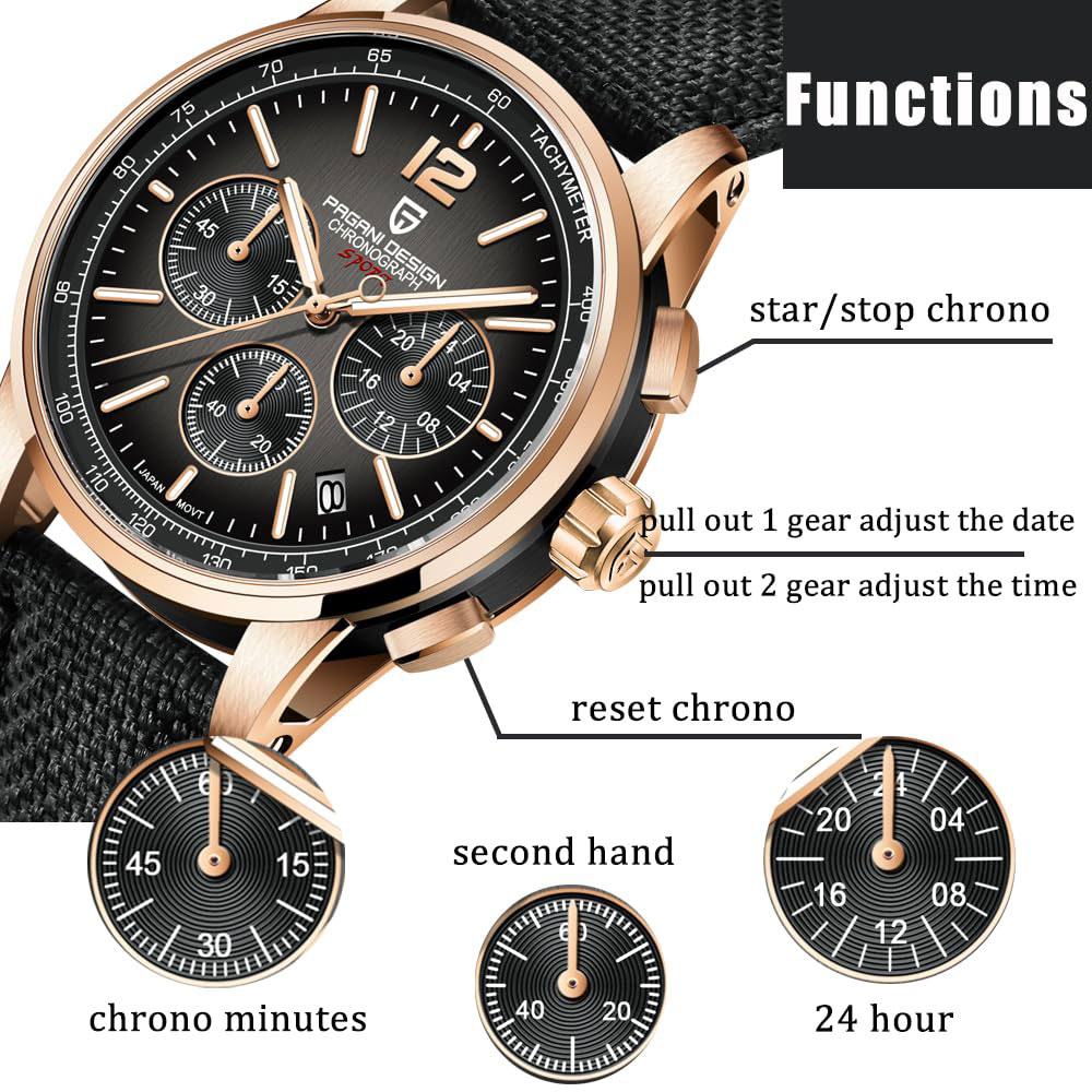 PAGANI DESIGN New Mens Watch 4 - огляд і ціна Luxury Watch Life