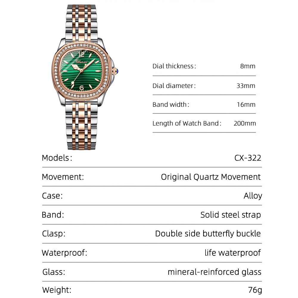 CHENXI Elegant End Luxury Wome - огляд і ціна Luxury Watch Events