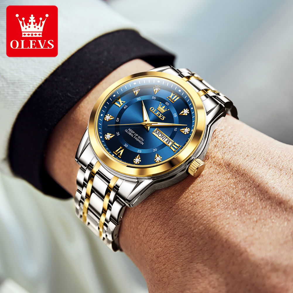 OLEVS Brand Fashion men's watc - огляд і ціна Luxury Watch Life