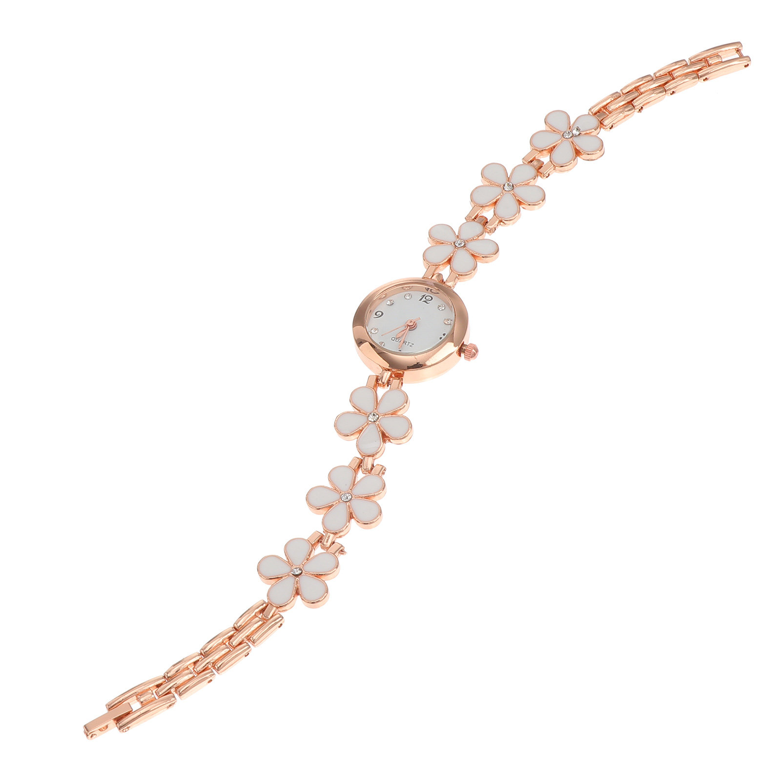Elegant Crystal Quartz Bracele - огляд і ціна Luxury Watch White