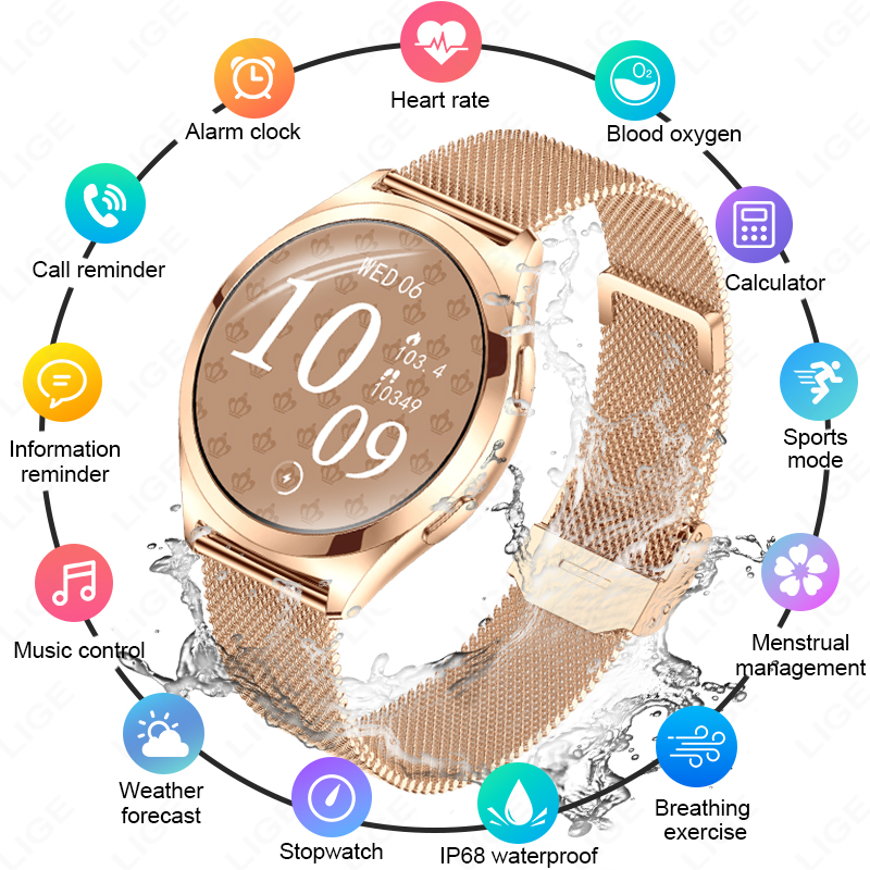 LIGE Luxury Smart Watch For Wo - огляд і ціна Luxury Watch In The World
