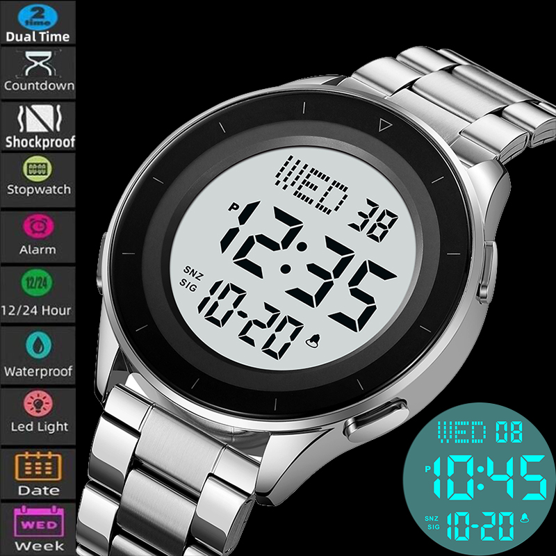 Skmei Dual Time Zone LED Digit - огляд і ціна Minute Repeater Watch