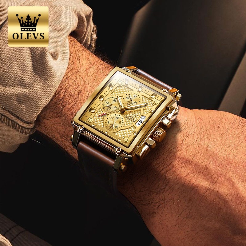 OLEVS Brand Mens Watches Water - огляд і ціна Luxury Watch Dial