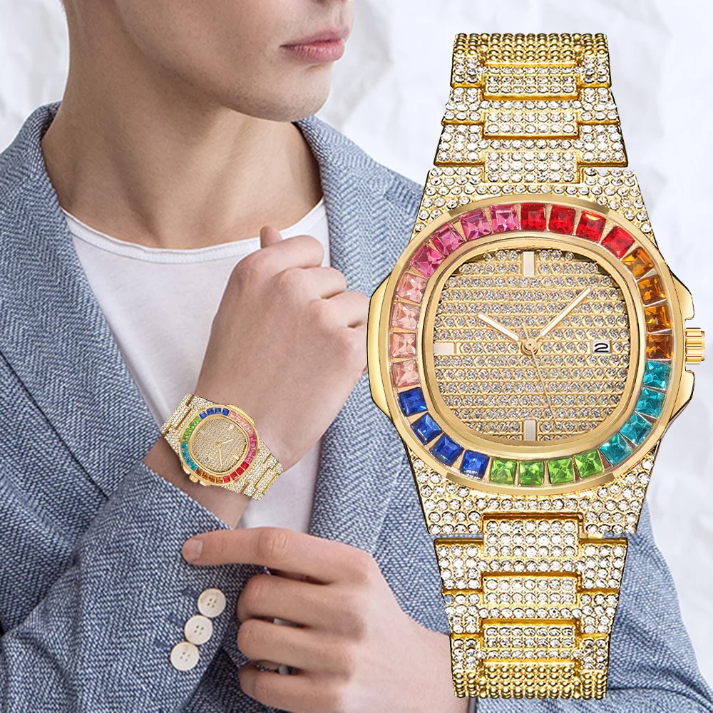 3pcs Watch+Necklace+Bracelet L - огляд і ціна Luxury Watch Miami