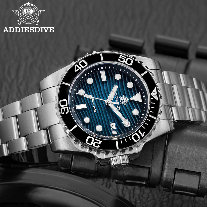ADDIESDIVE Men's 2115 Quartz W - огляд і ціна Luxury Watch Dial