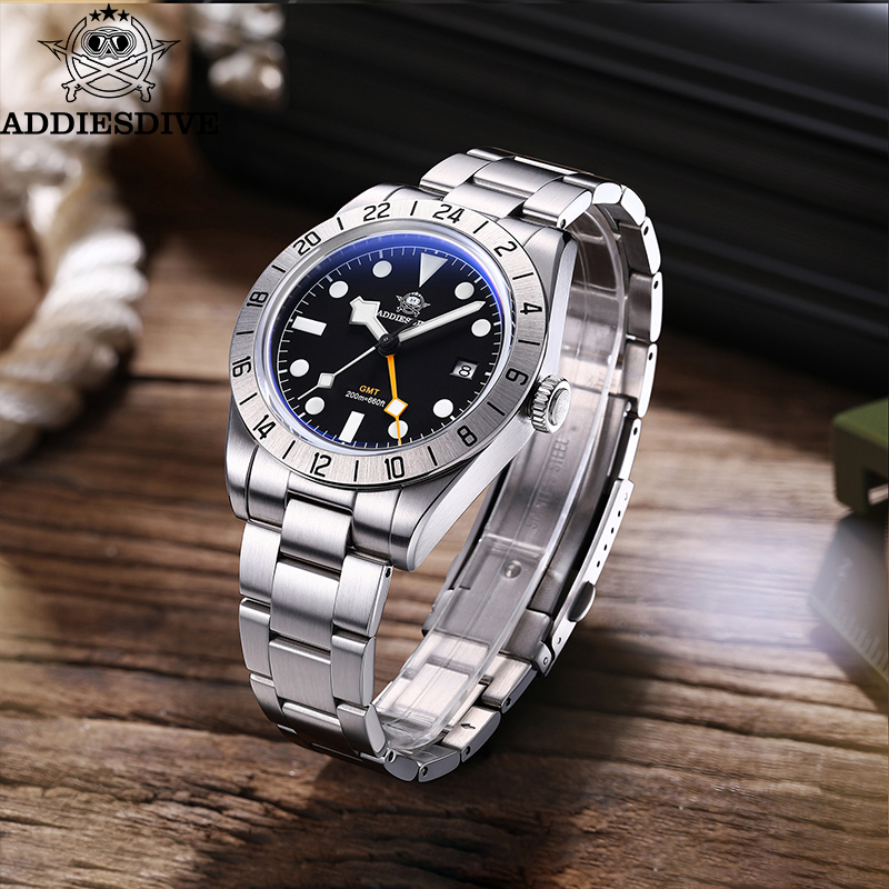 ADDIESDIVE Hot Sale AD2035 GMT - огляд і ціна Luxury Watch Sale