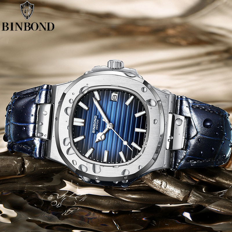 BINBOND Top Brand Hot sale Men - огляд і ціна Luxury Watch Sale